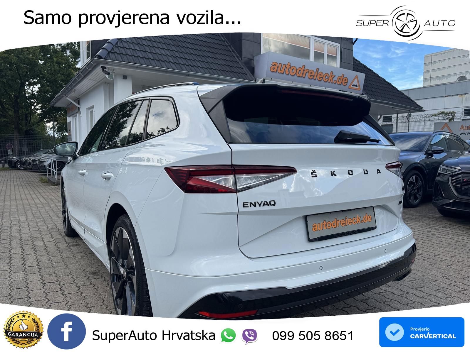 Škoda Enyaq iV 80x 82 kWh (265 KS) AWD SportLine LED+GR SJED+ACC