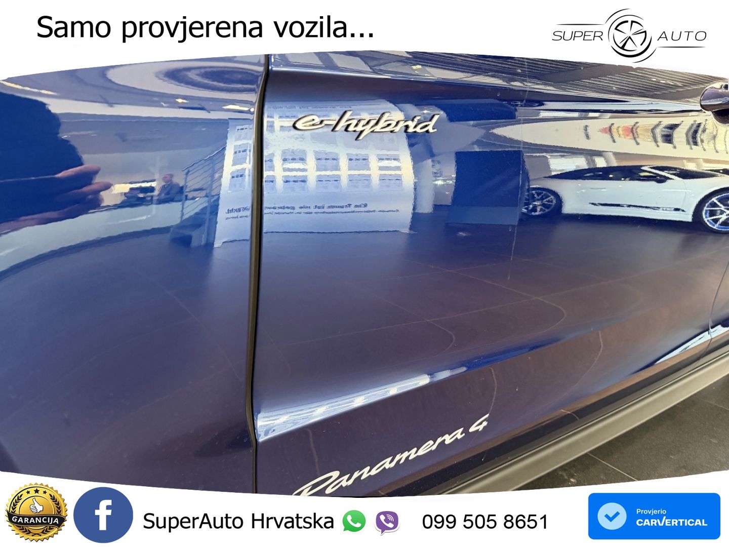 Porsche Panamera 4 2.9 V6 (470 KS) E-Hybrid PDK ACC+HEAD+4xGR SJED+360+PANO