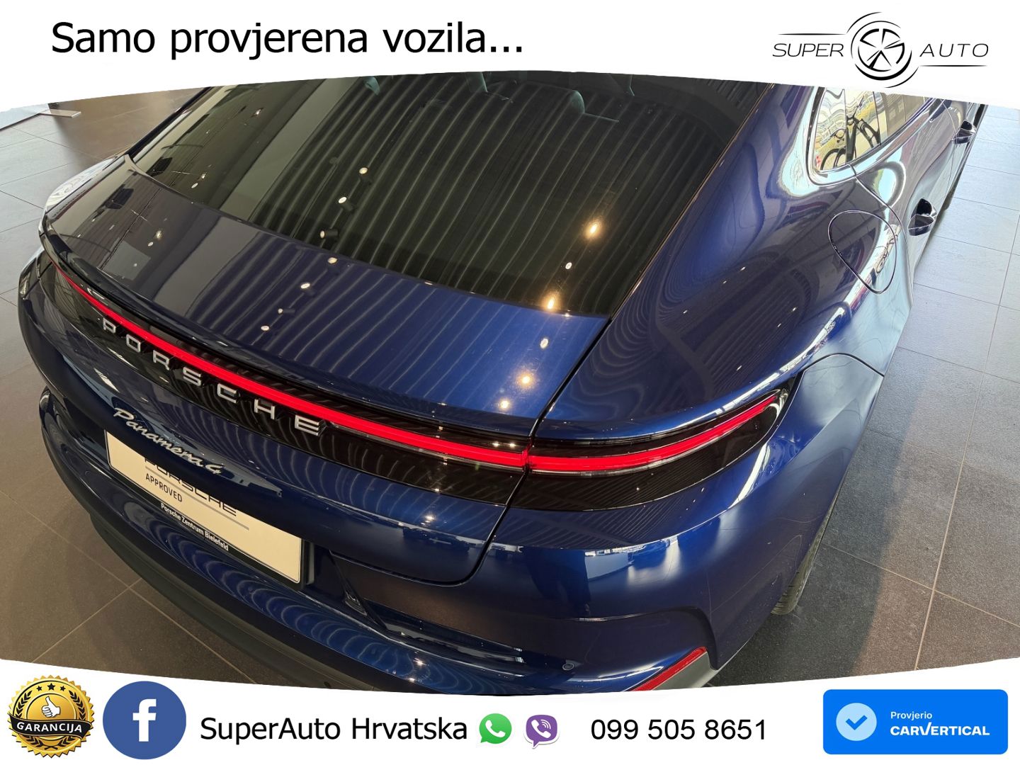 Porsche Panamera 4 2.9 V6 (470 KS) E-Hybrid PDK ACC+HEAD+4xGR SJED+360+PANO