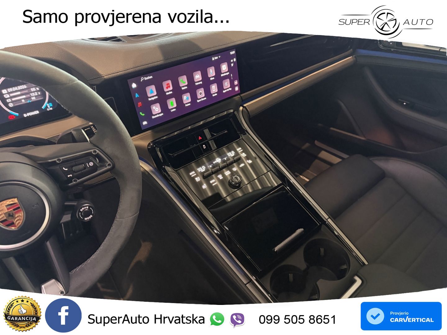 Porsche Panamera 4 2.9 V6 (470 KS) E-Hybrid PDK ACC+HEAD+4xGR SJED+360+PANO