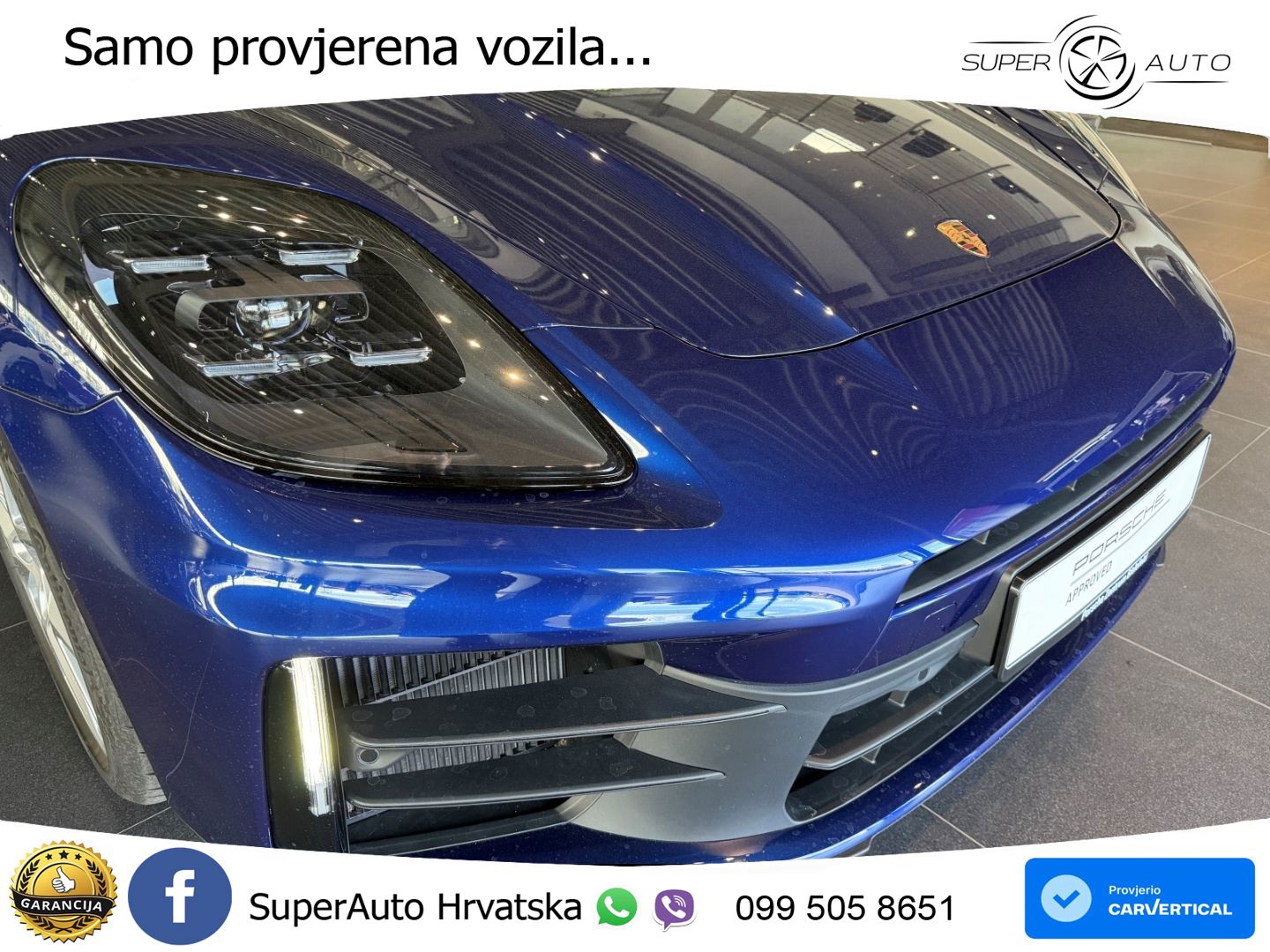 Porsche Panamera 4 2.9 V6 (470 KS) E-Hybrid PDK ACC+HEAD+4xGR SJED+360+PANO