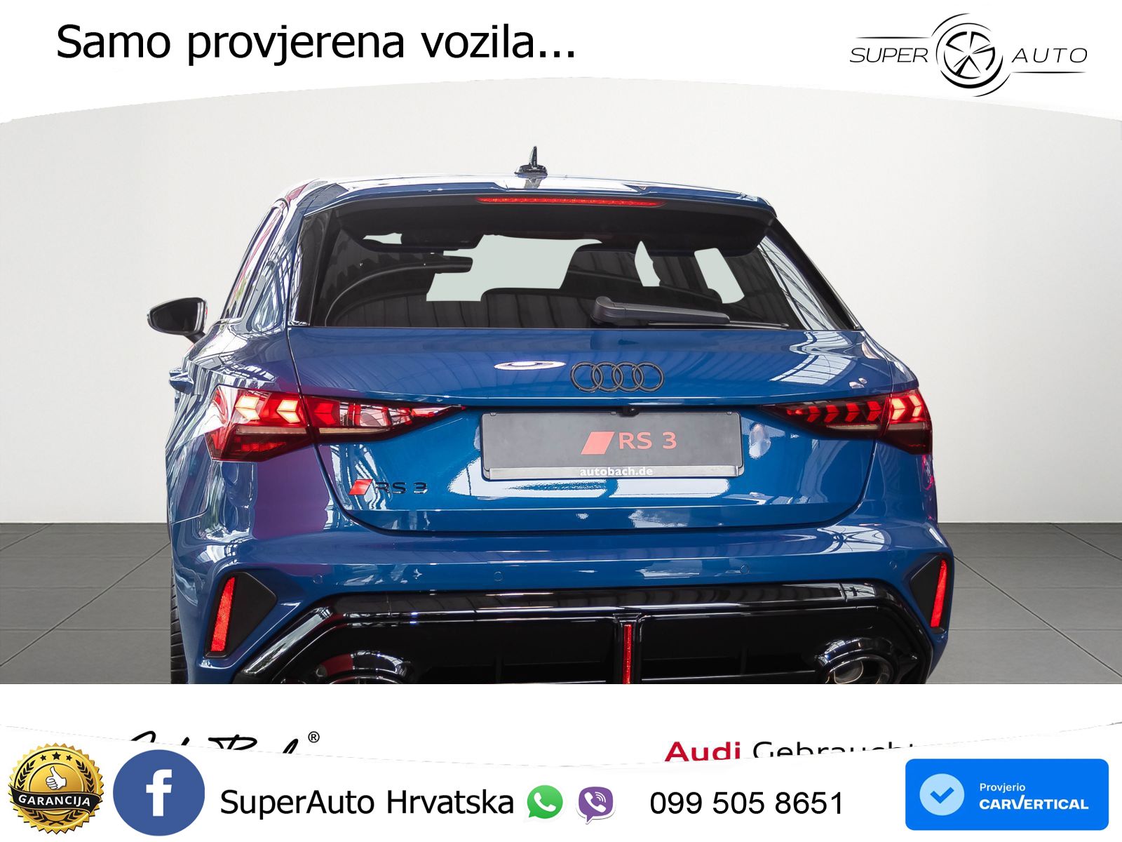 Audi RS3 Sedan 2.5 TFSI (400 KS) quattro S tronic LED+GR SJED+ACC