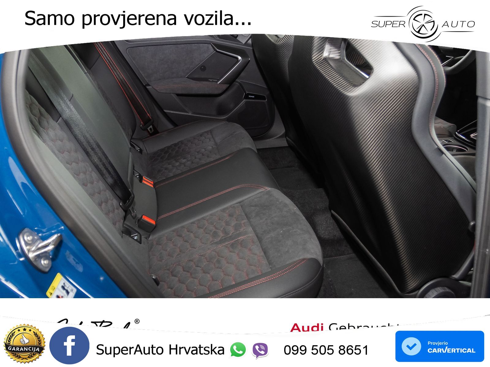Audi RS3 Sedan 2.5 TFSI (400 KS) quattro S tronic LED+GR SJED+ACC