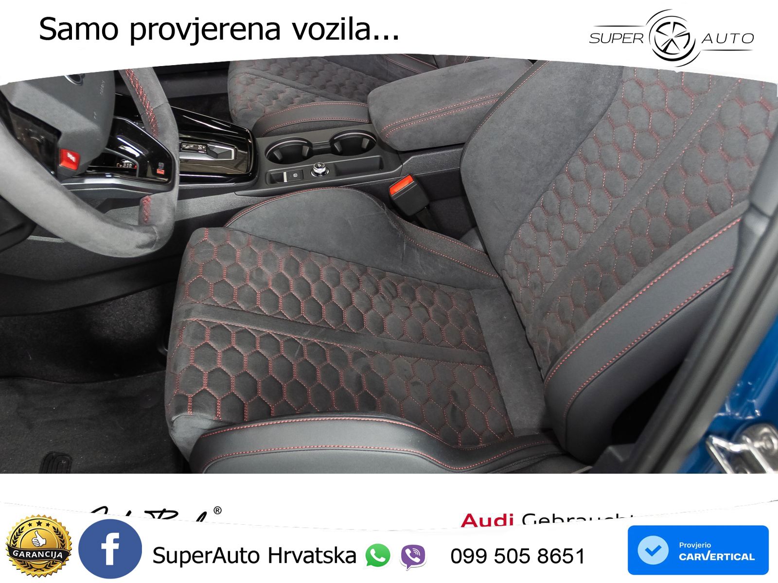 Audi RS3 Sedan 2.5 TFSI (400 KS) quattro S tronic LED+GR SJED+ACC