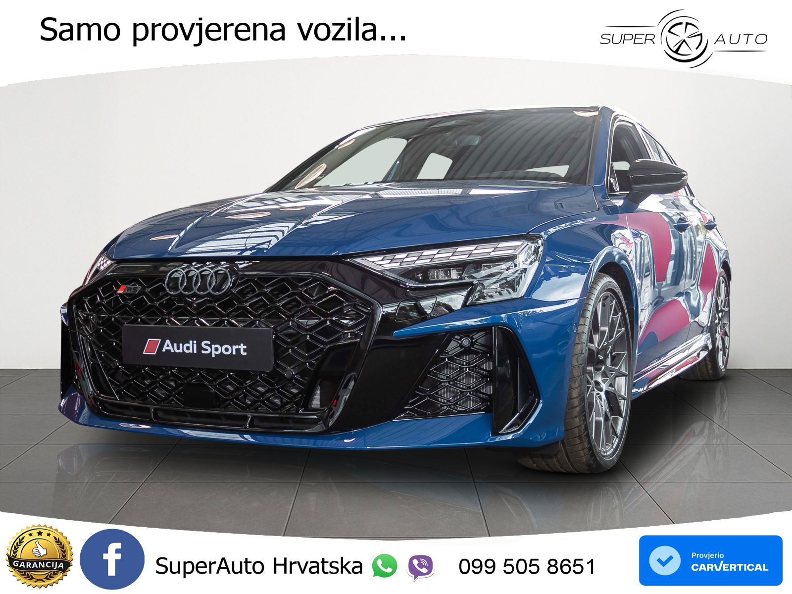Audi RS3 Sedan 2.5 TFSI (400 KS) quattro S tronic LED+GR SJED+ACC