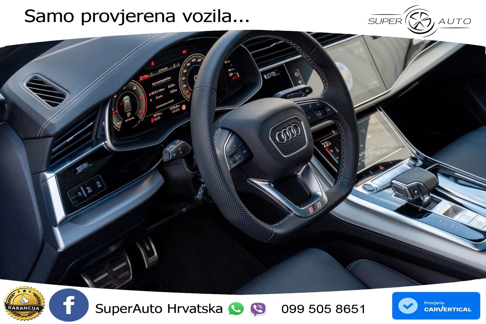 Audi Q8 50 TDI V6 (286 KS) quattro Tiptronic S line