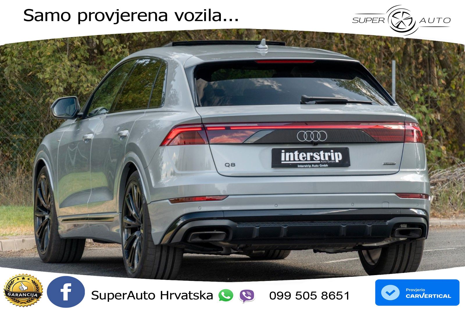 Audi Q8 50 TDI V6 (286 KS) quattro Tiptronic S line