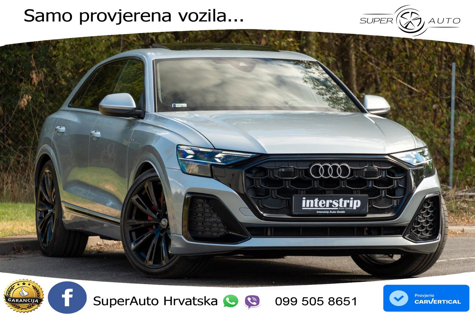Audi Q8 50 TDI V6 (286 KS) quattro Tiptronic S line