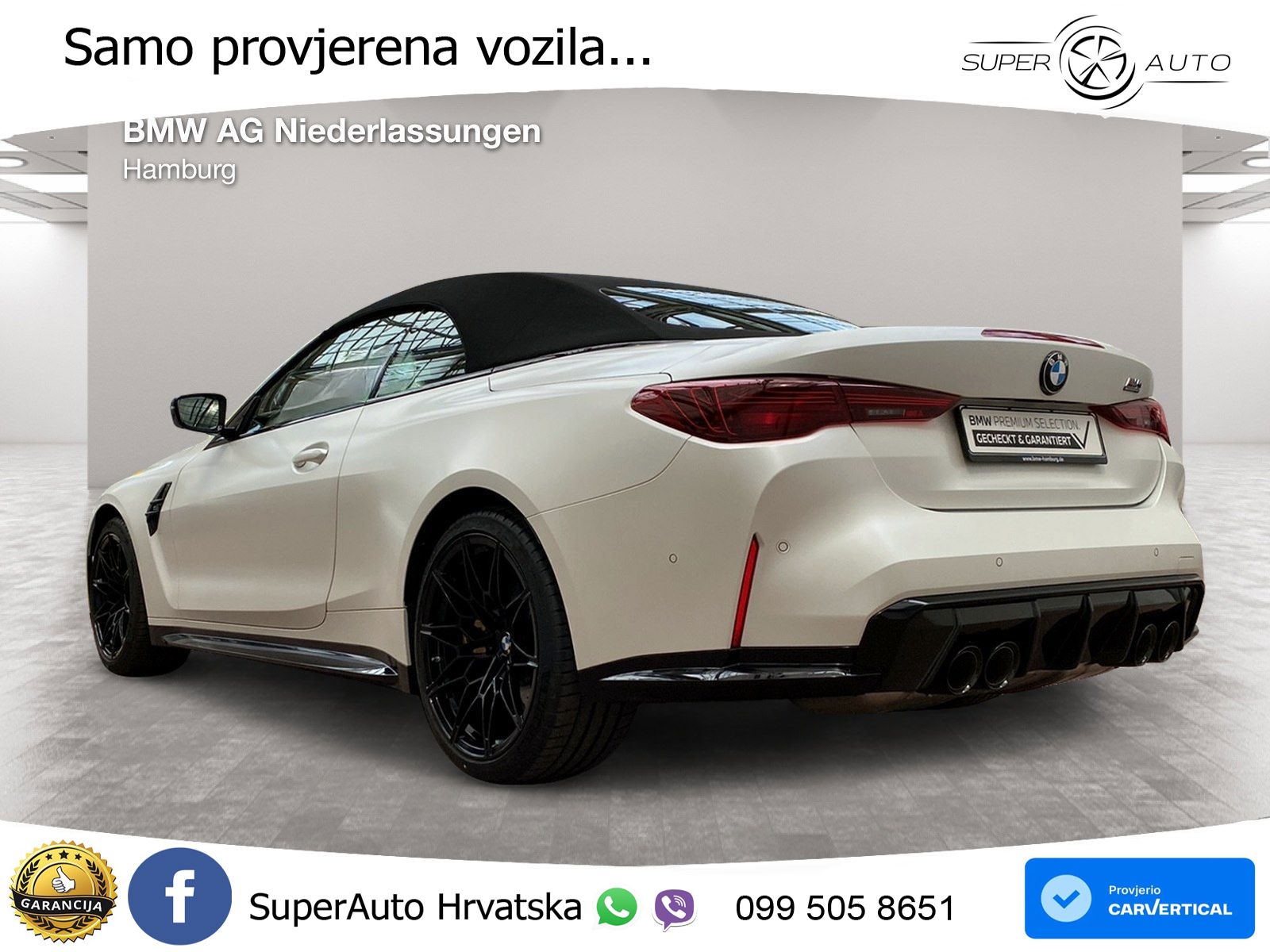 BMW M4 Convertible Competition 3.0 (530 KS) xDrive Steptronic