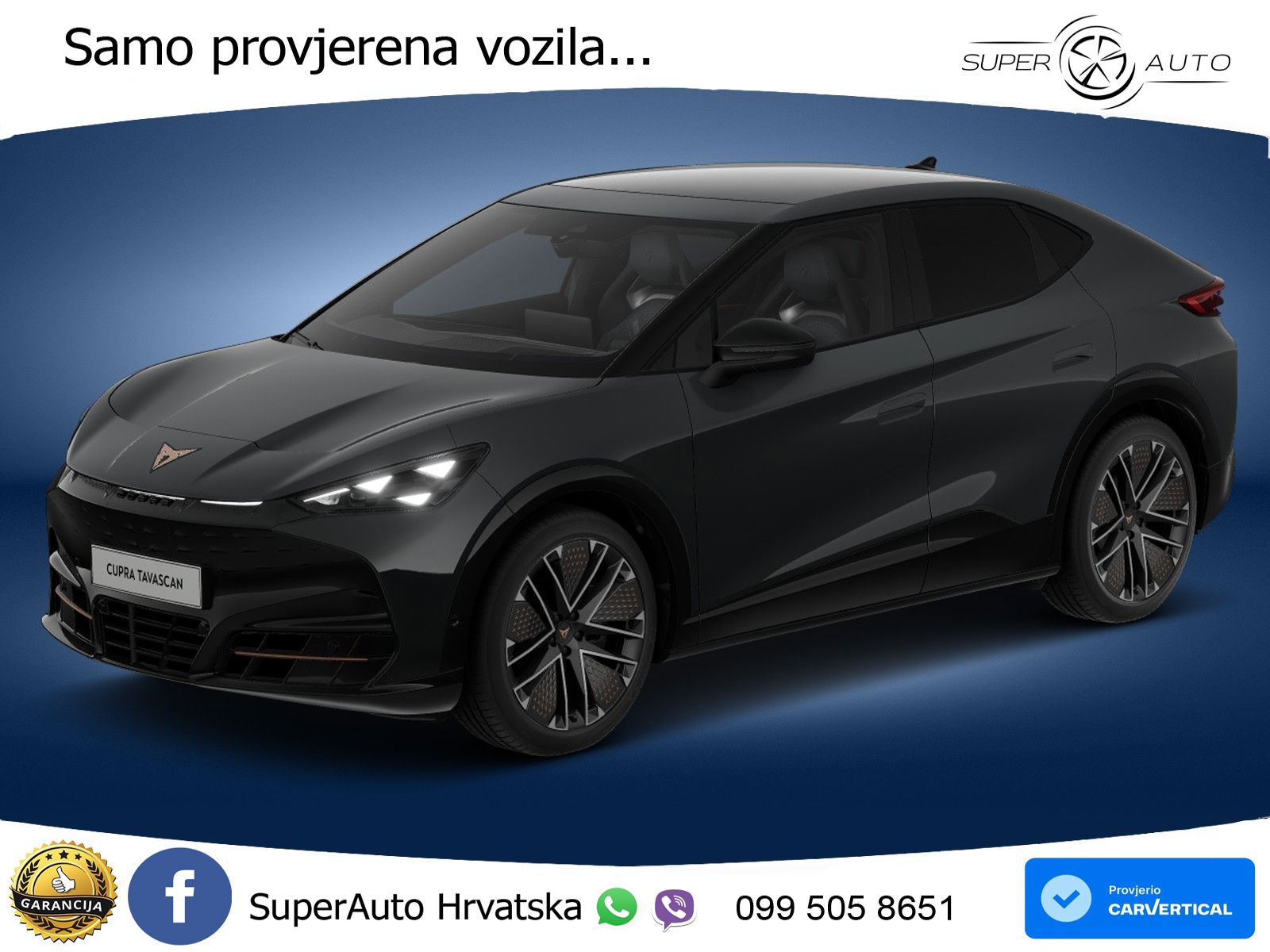Cupra Tavascan 82 kWh (340 KS)  4WD VZ LED+GR SJED+ACC