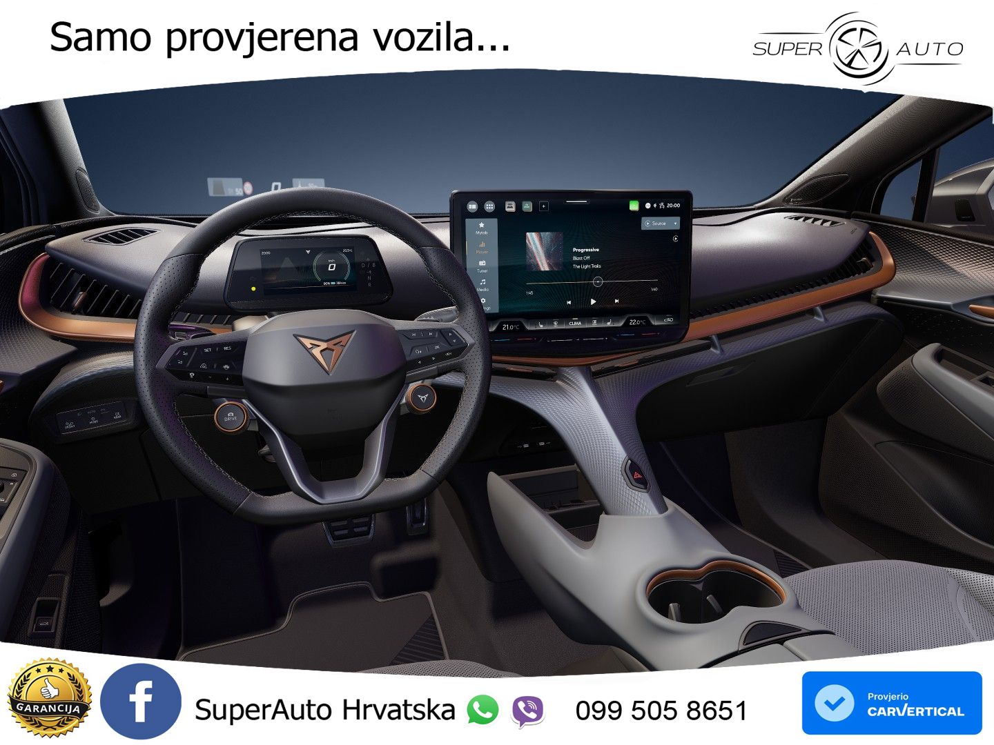 Cupra Tavascan 82 kWh (340 KS)  4WD VZ LED+GR SJED+ACC