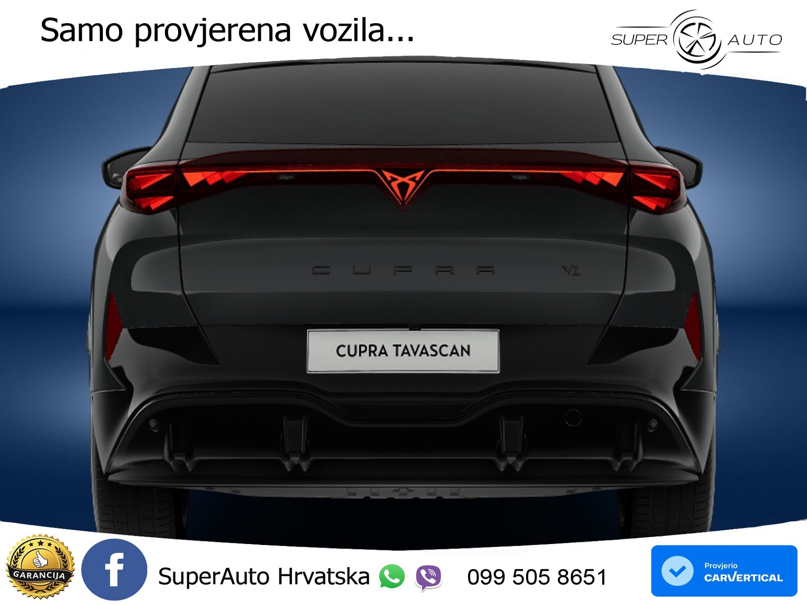 Cupra Tavascan 82 kWh (340 KS)  4WD VZ LED+GR SJED+ACC