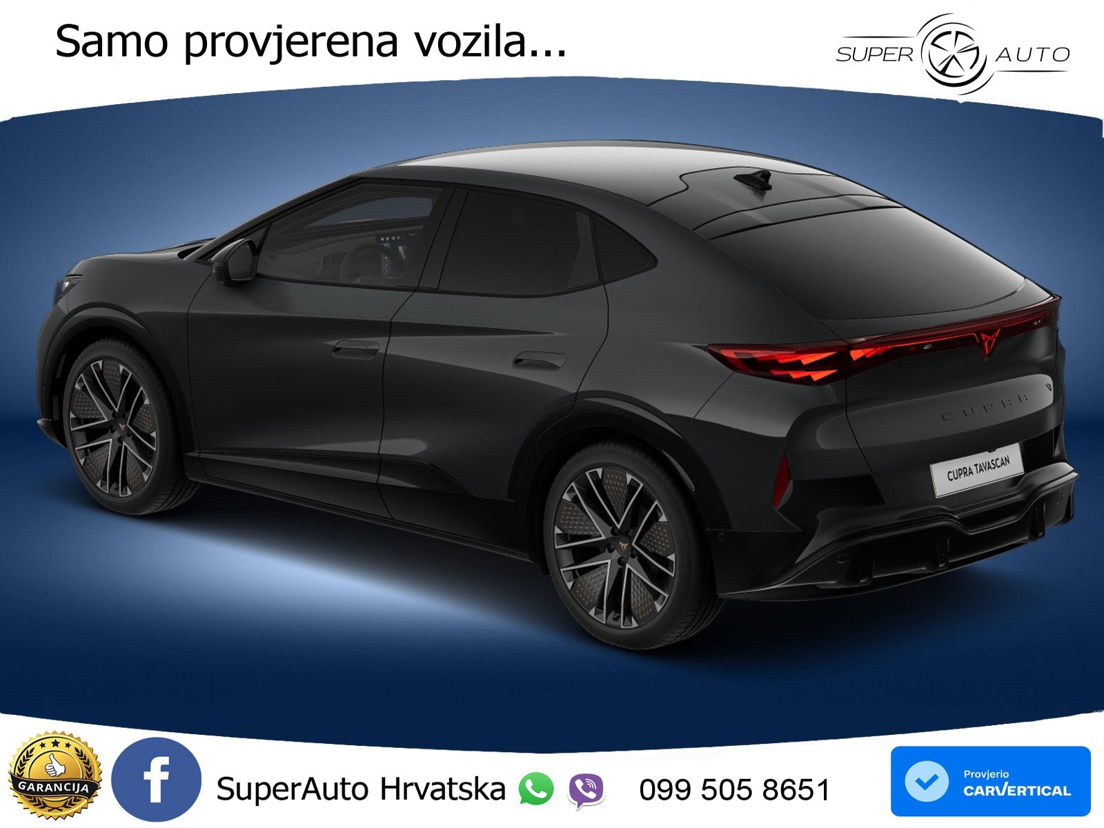 Cupra Tavascan 82 kWh (340 KS)  4WD VZ LED+GR SJED+ACC