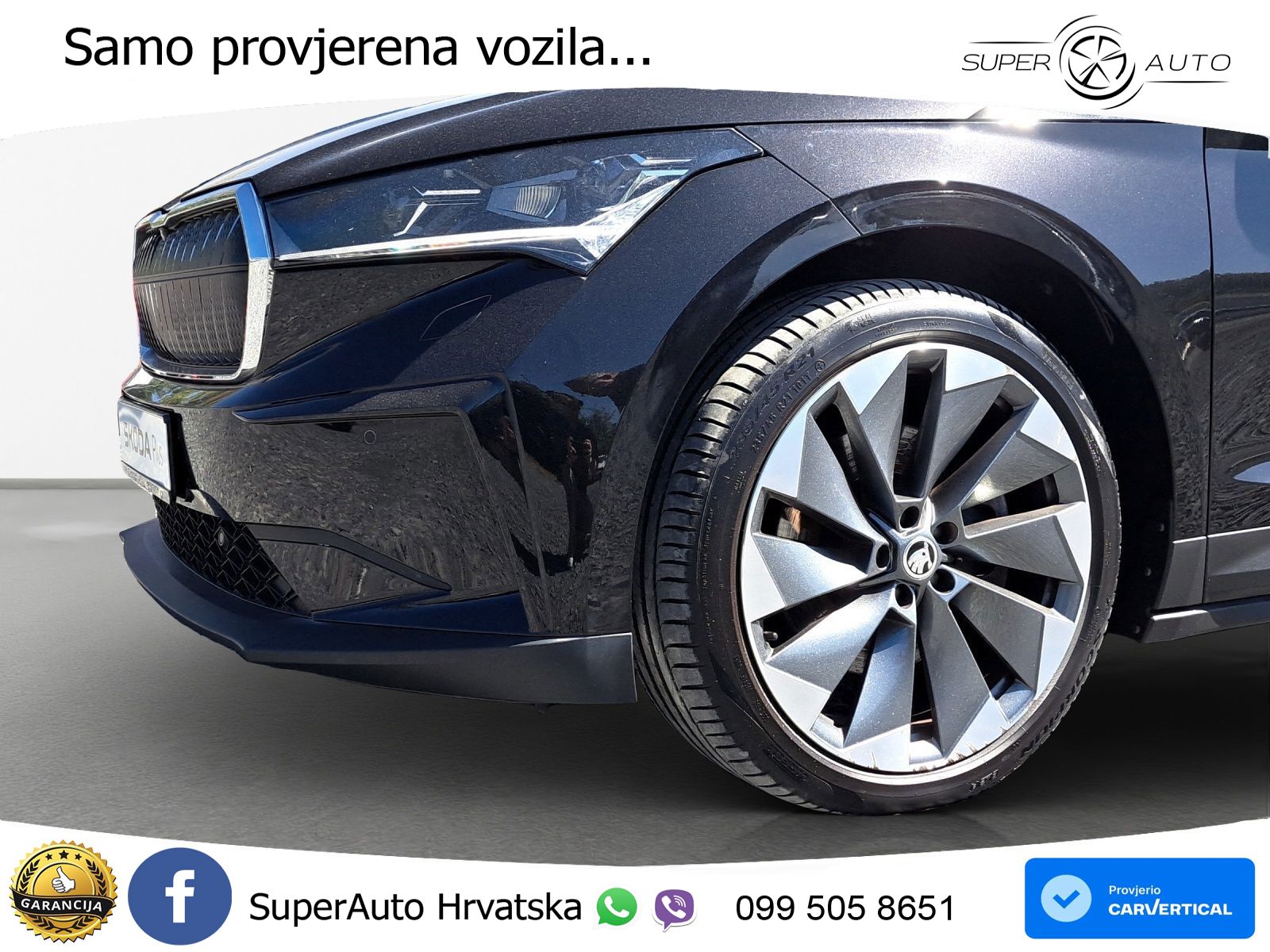 Škoda Enyaq iV 80 82 kWh (204 KS) LED+GR SJED+ACC