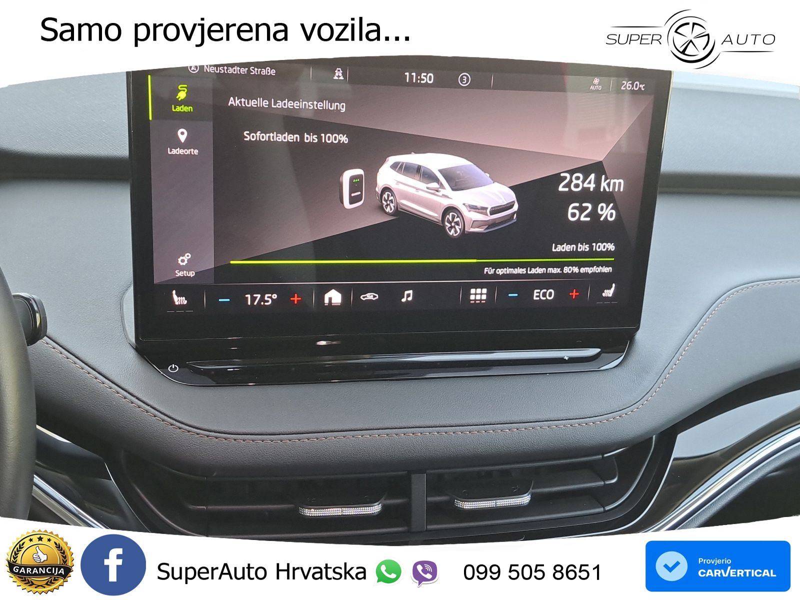 Škoda Enyaq iV 80 82 kWh (204 KS) LED+GR SJED+ACC