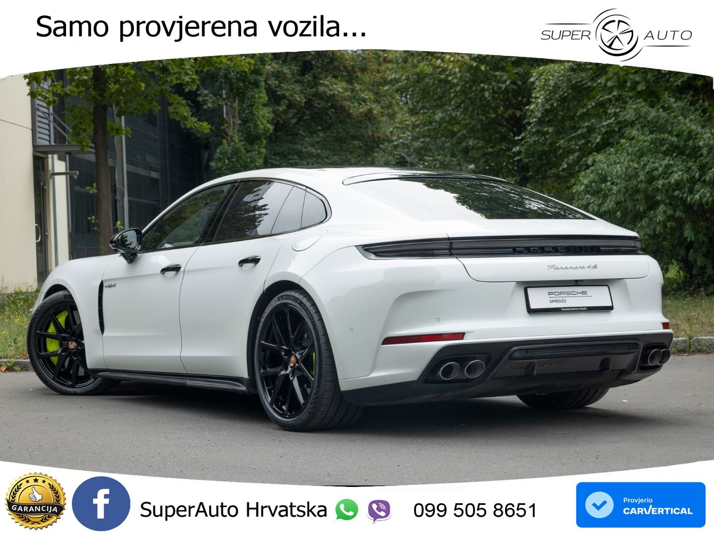 Porsche Panamera 4S 2.9 V6 (544 KS) E-Hybrid PDK MATRIX+GR SJED+KAM