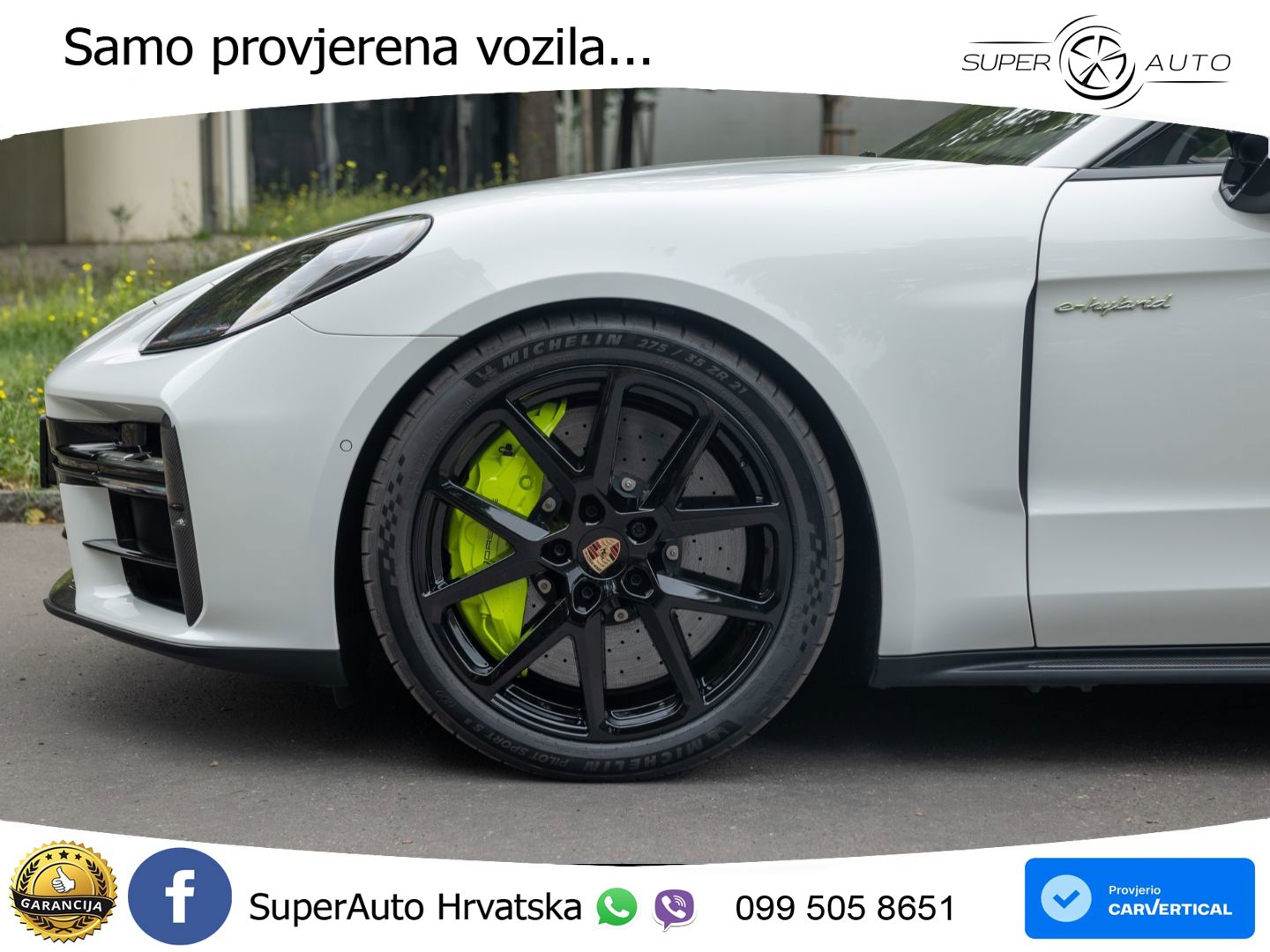 Porsche Panamera 4S 2.9 V6 (544 KS) E-Hybrid PDK MATRIX+GR SJED+KAM