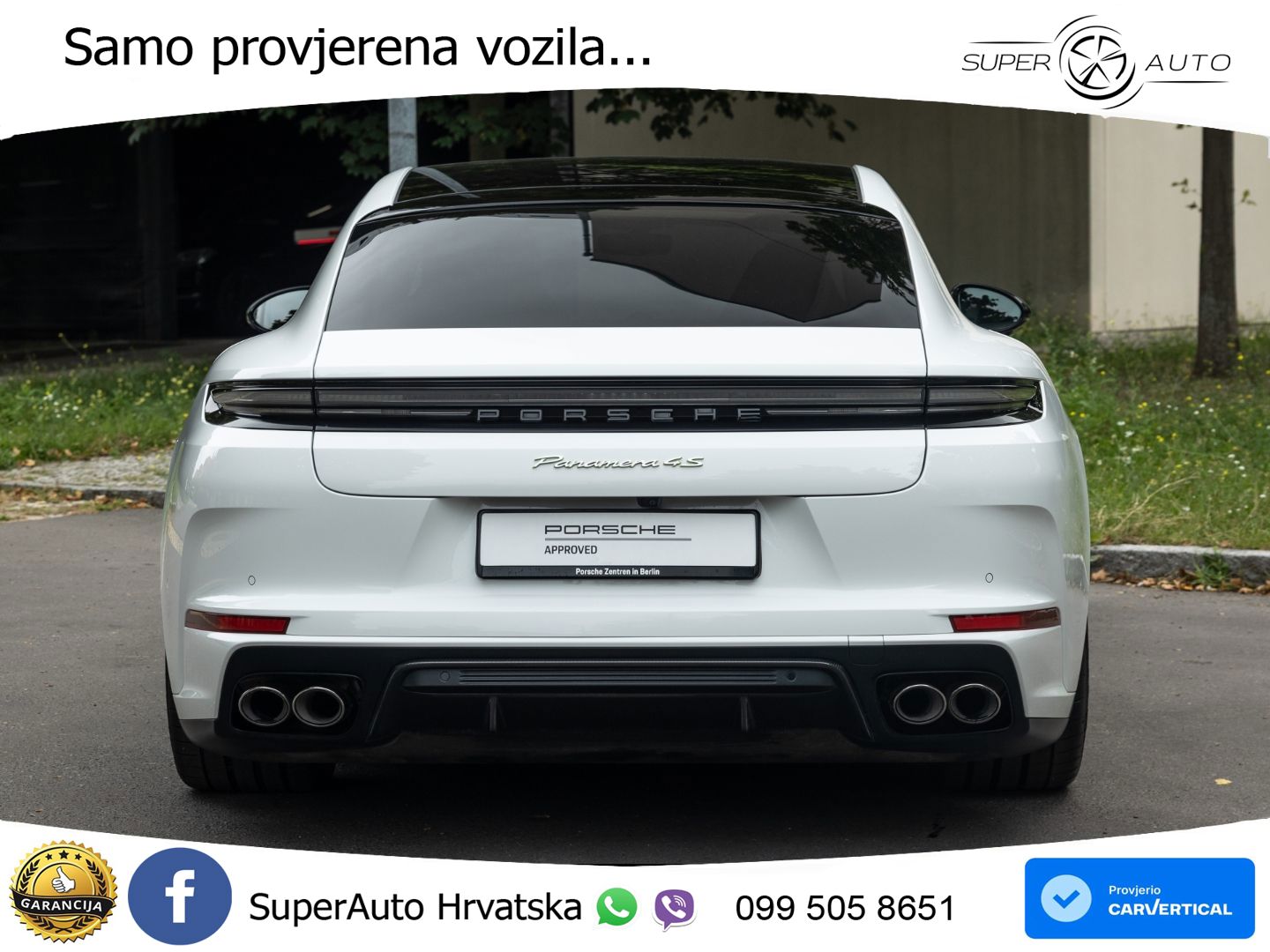 Porsche Panamera 4S 2.9 V6 (544 KS) E-Hybrid PDK MATRIX+GR SJED+KAM