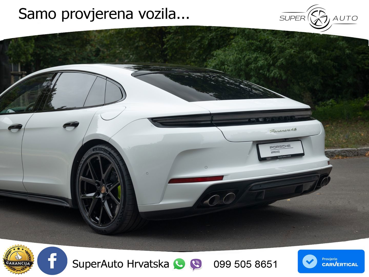 Porsche Panamera 4S 2.9 V6 (544 KS) E-Hybrid PDK MATRIX+GR SJED+KAM