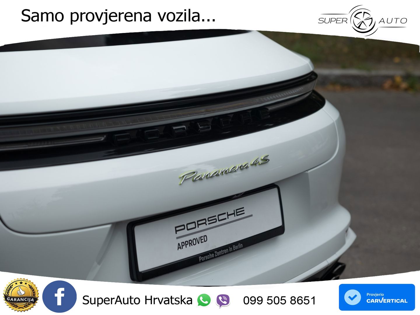 Porsche Panamera 4S 2.9 V6 (544 KS) E-Hybrid PDK MATRIX+GR SJED+KAM