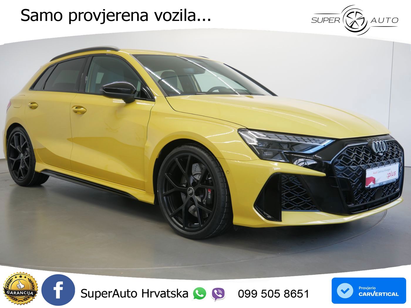 Audi RS3 Sedan 2.5 TFSI (400 KS) quattro S tronic LED+GR SJED+ACC