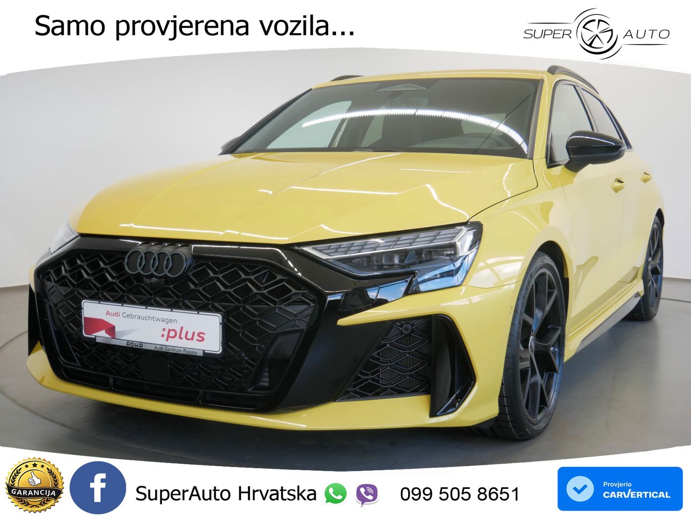 Audi RS3 Sedan 2.5 TFSI (400 KS) quattro S tronic LED+GR SJED+ACC