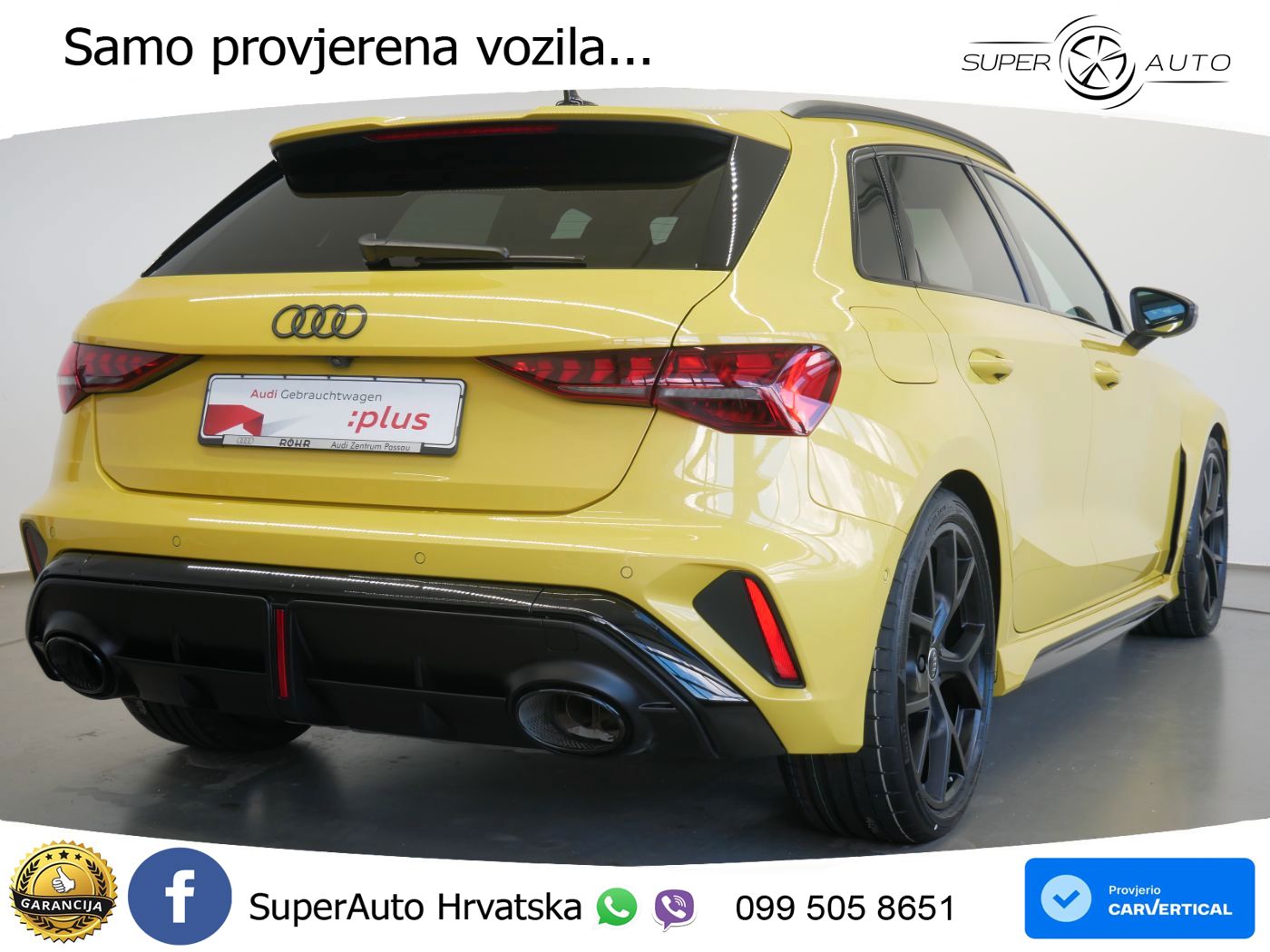 Audi RS3 Sedan 2.5 TFSI (400 KS) quattro S tronic LED+GR SJED+ACC