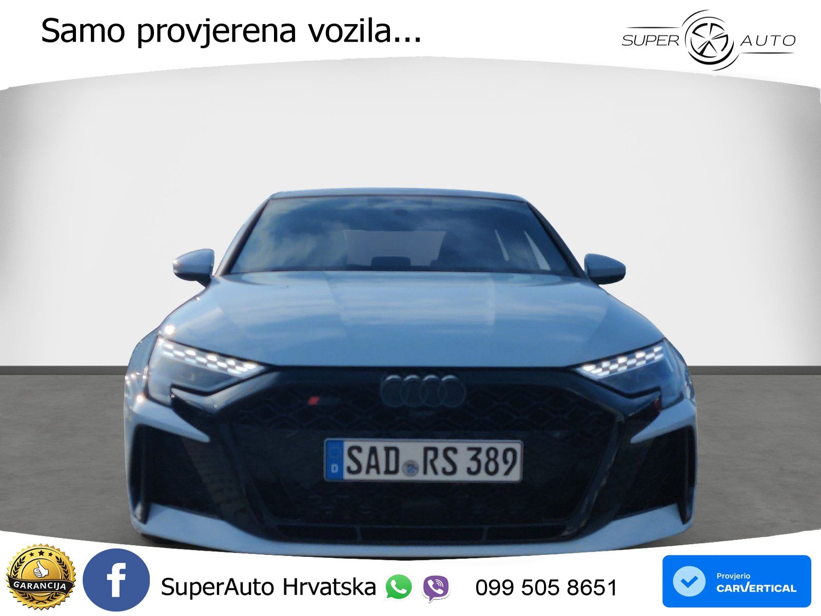 Audi RS3 Sedan 2.5 TFSI (400 KS) quattro S tronic LED+GR SJED+ACC