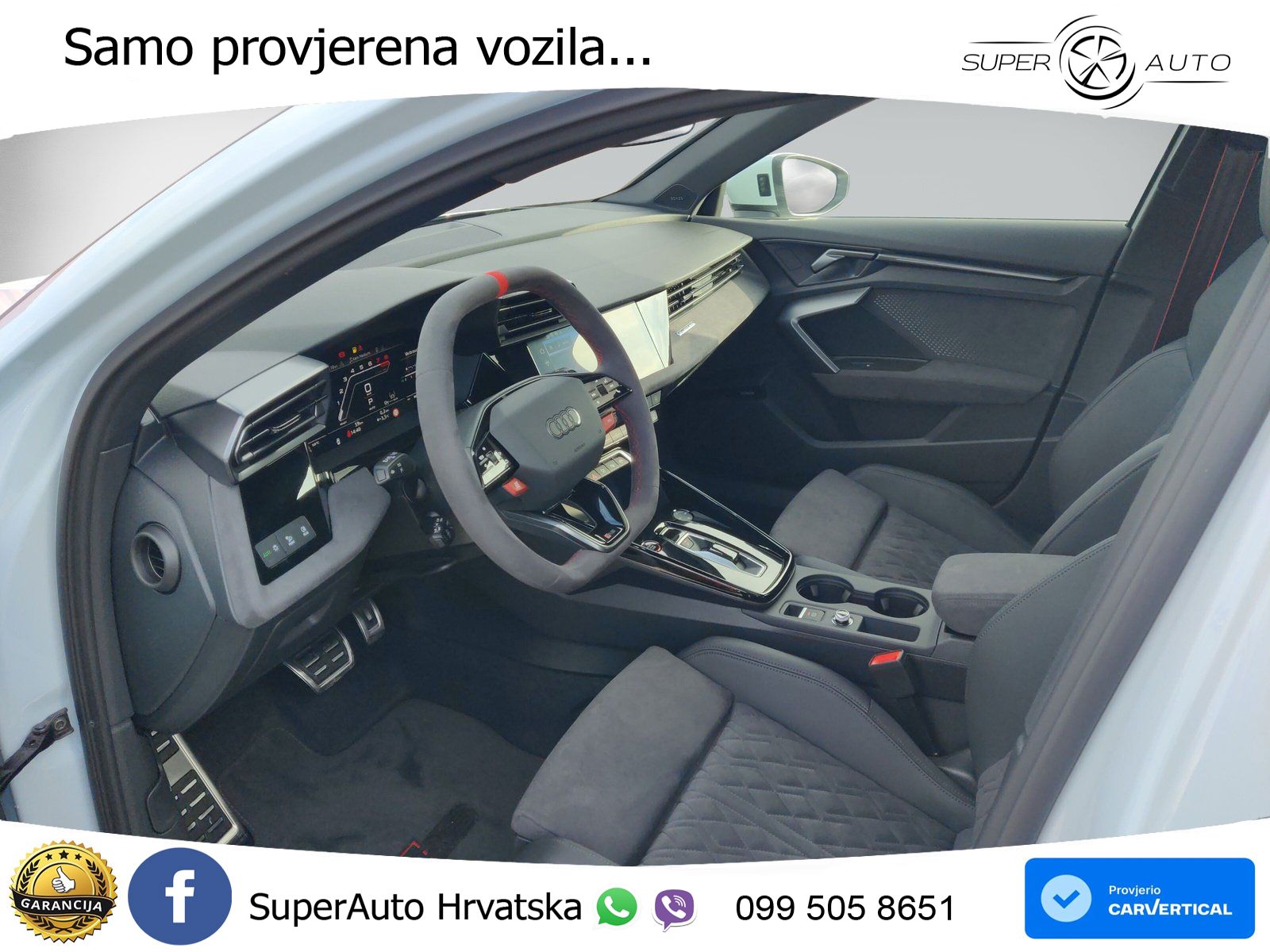 Audi RS3 Sedan 2.5 TFSI (400 KS) quattro S tronic LED+GR SJED+ACC