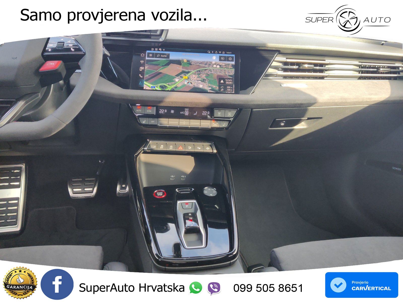 Audi RS3 Sedan 2.5 TFSI (400 KS) quattro S tronic LED+GR SJED+ACC