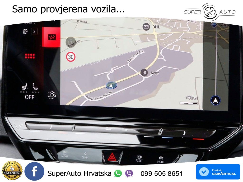 Volkswagen ID.3 Pro 62 kWh (204 KS) LED+GR SJED+ACC