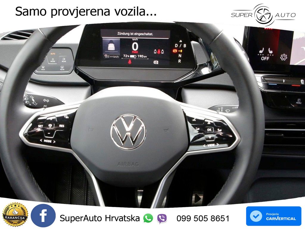 Volkswagen ID.3 Pro 62 kWh (204 KS) LED+GR SJED+ACC