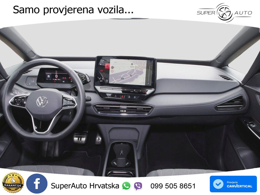 Volkswagen ID.3 Pro 62 kWh (204 KS) LED+GR SJED+ACC