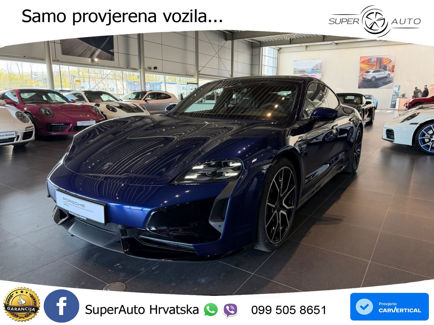 Porsche Taycan Turbo 105 kWh (884 KS)