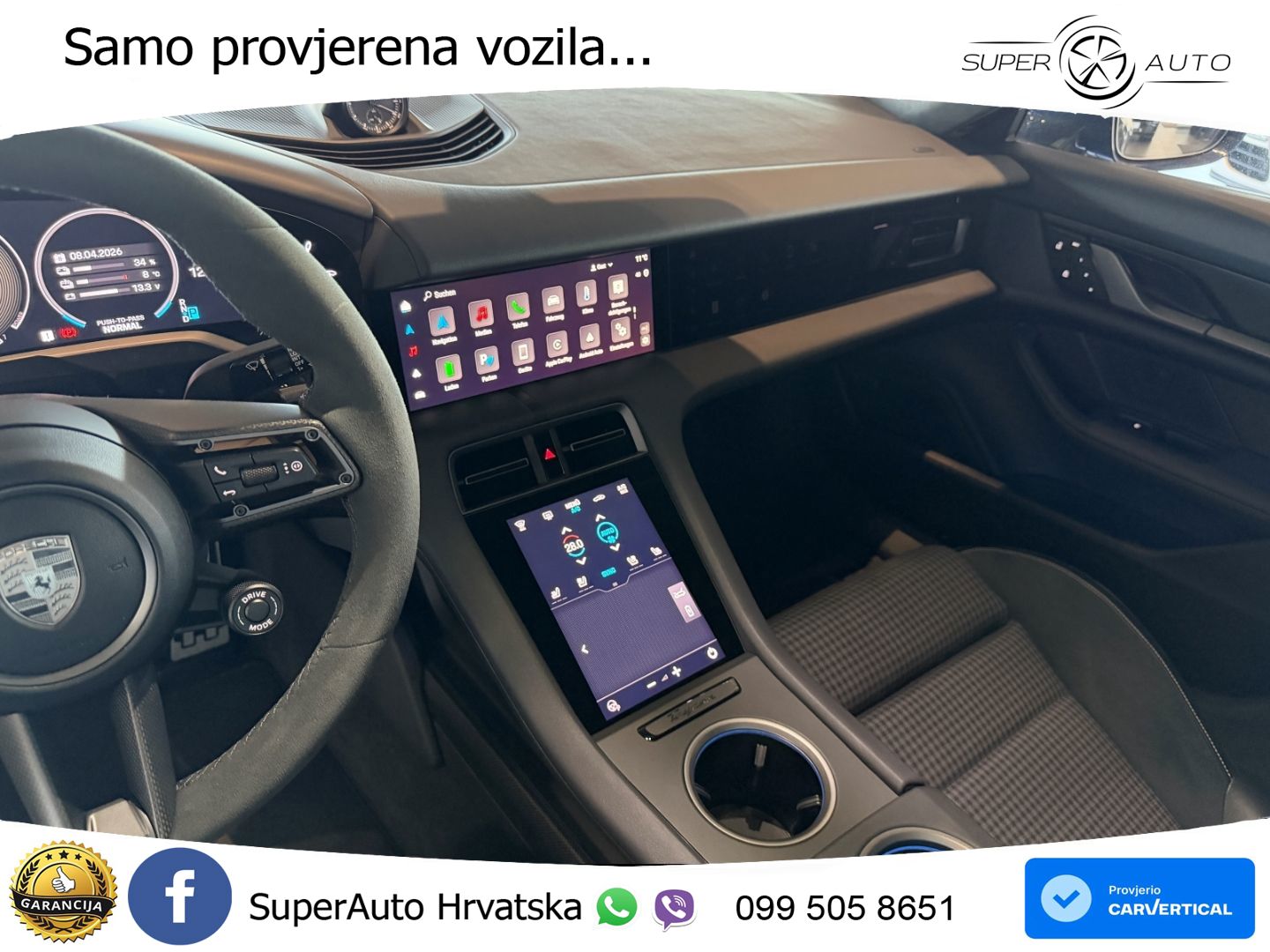 Porsche Taycan Turbo 105 kWh (884 KS)