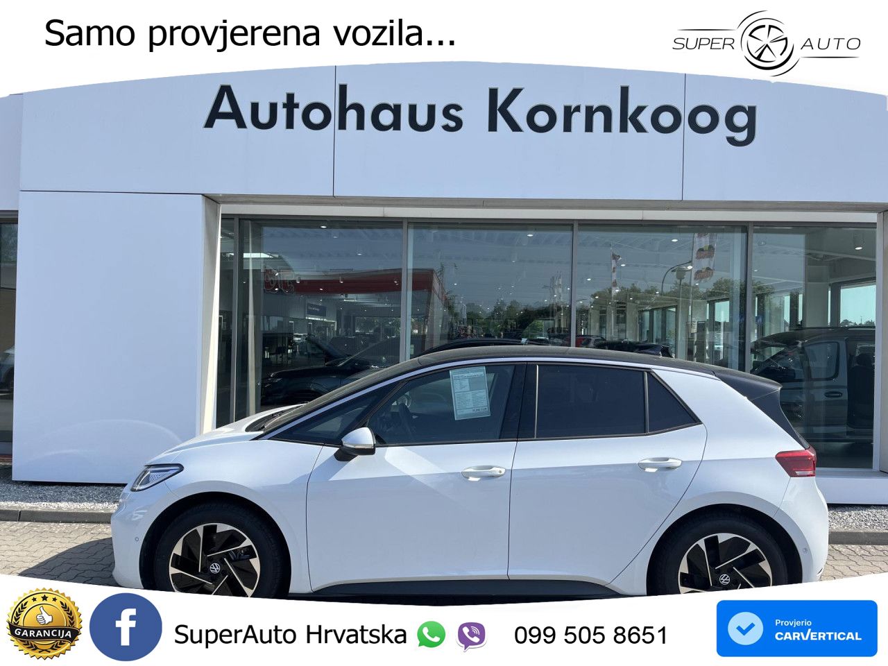 Volkswagen ID.3 Pro 62 kWh (204 KS) LED+GR SJED+ACC