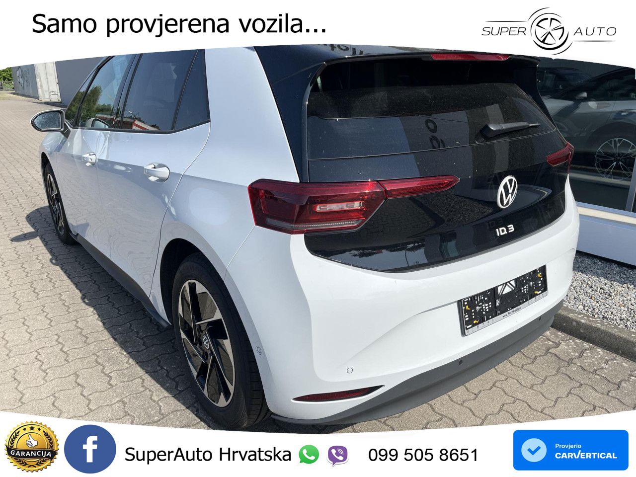 Volkswagen ID.3 Pro 62 kWh (204 KS) LED+GR SJED+ACC