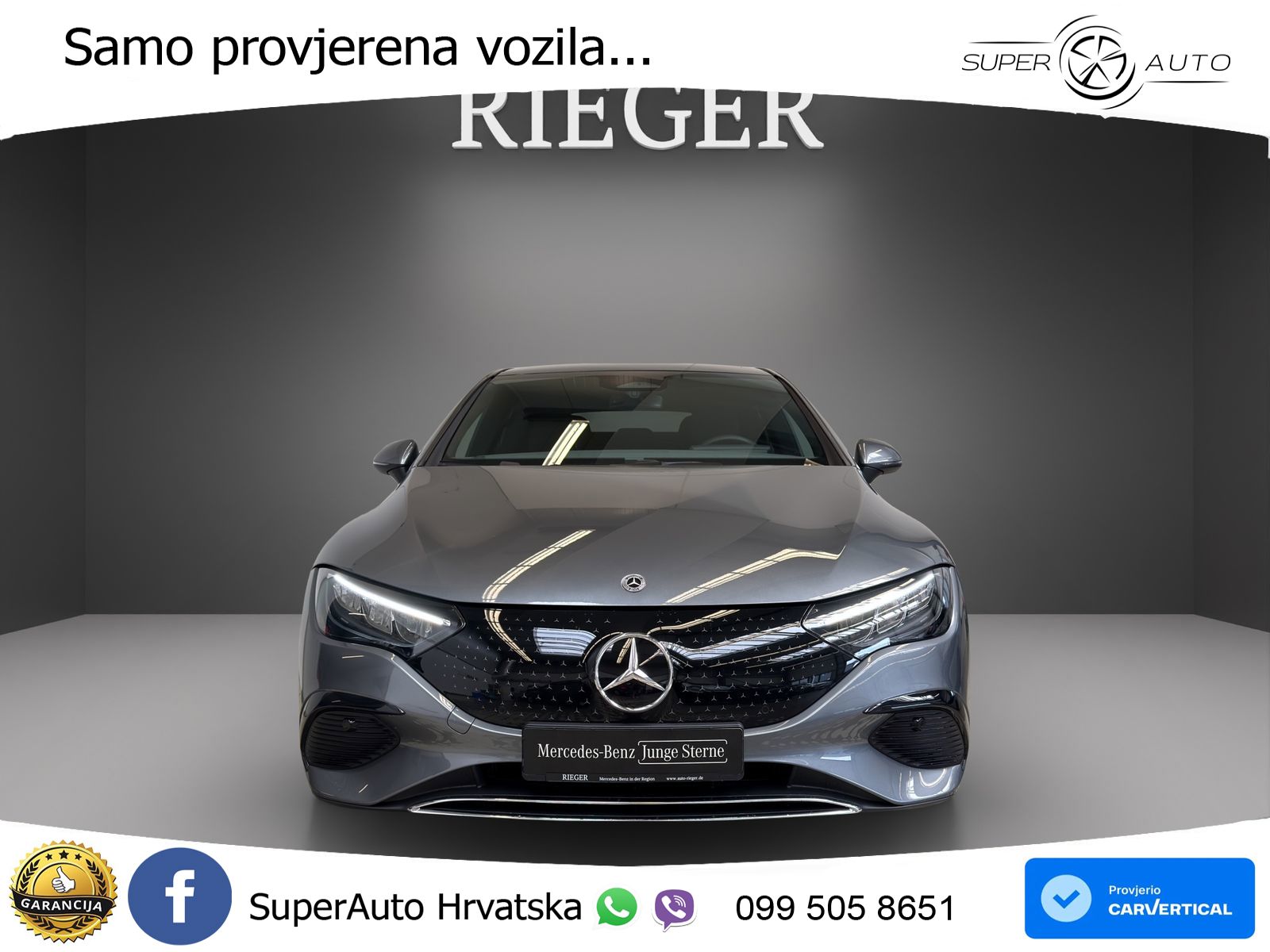 Mercedes EQE 350 98 kWh (292 KS)
