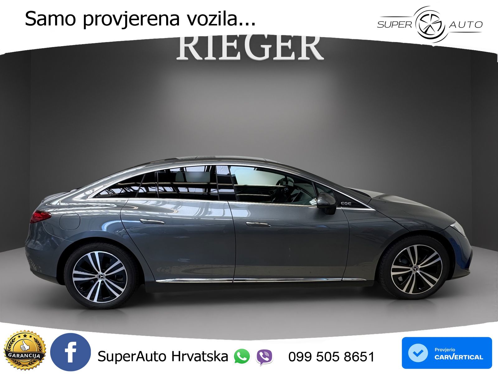 Mercedes EQE 350 98 kWh (292 KS)