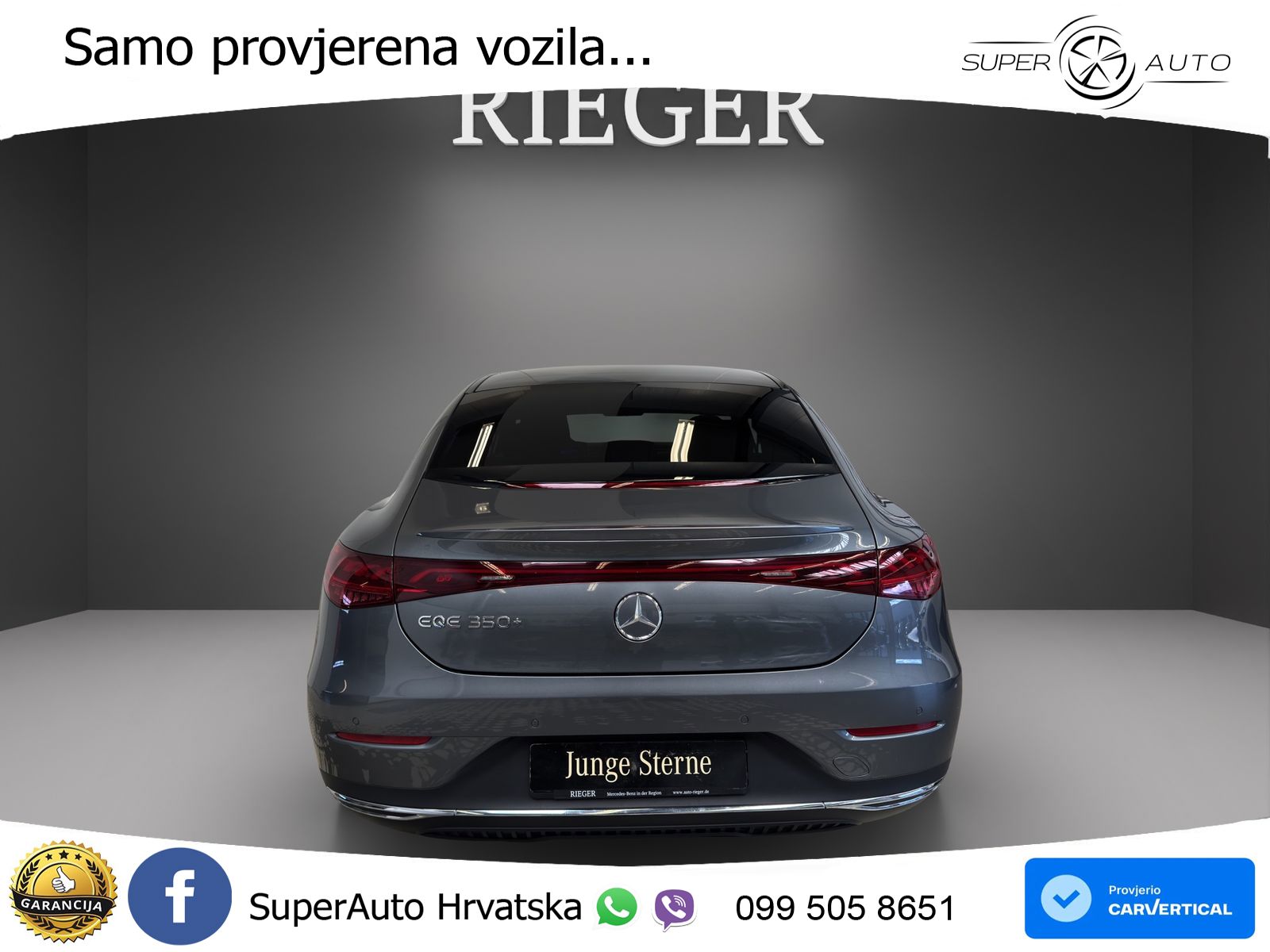 Mercedes EQE 350 98 kWh (292 KS)