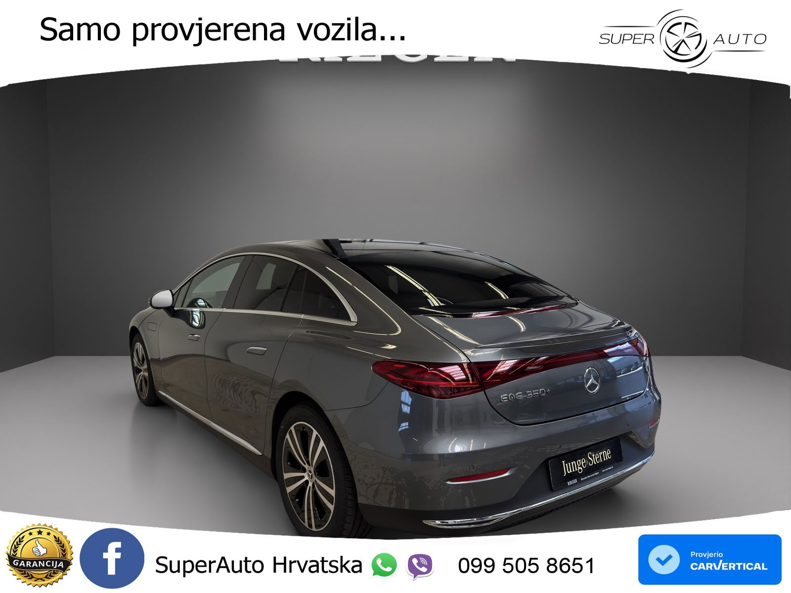 Mercedes EQE 350 98 kWh (292 KS)