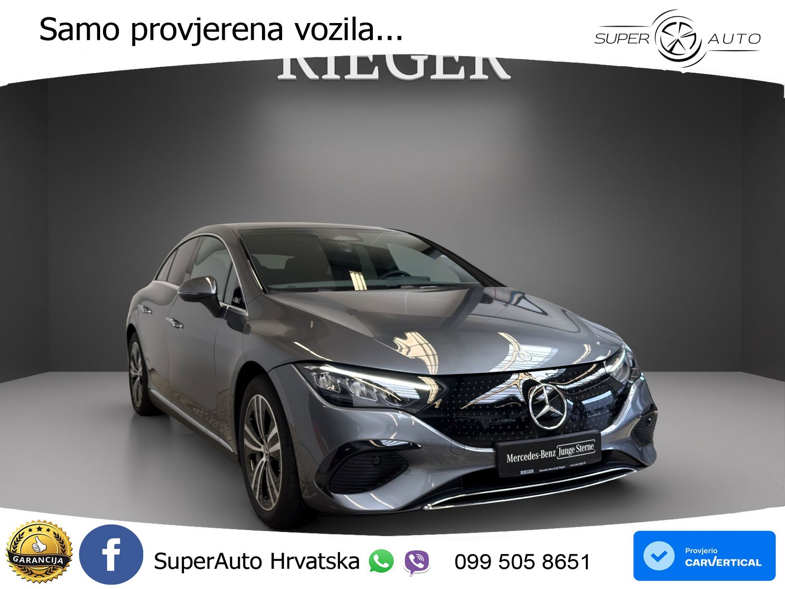 Mercedes EQE 350 98 kWh (292 KS)