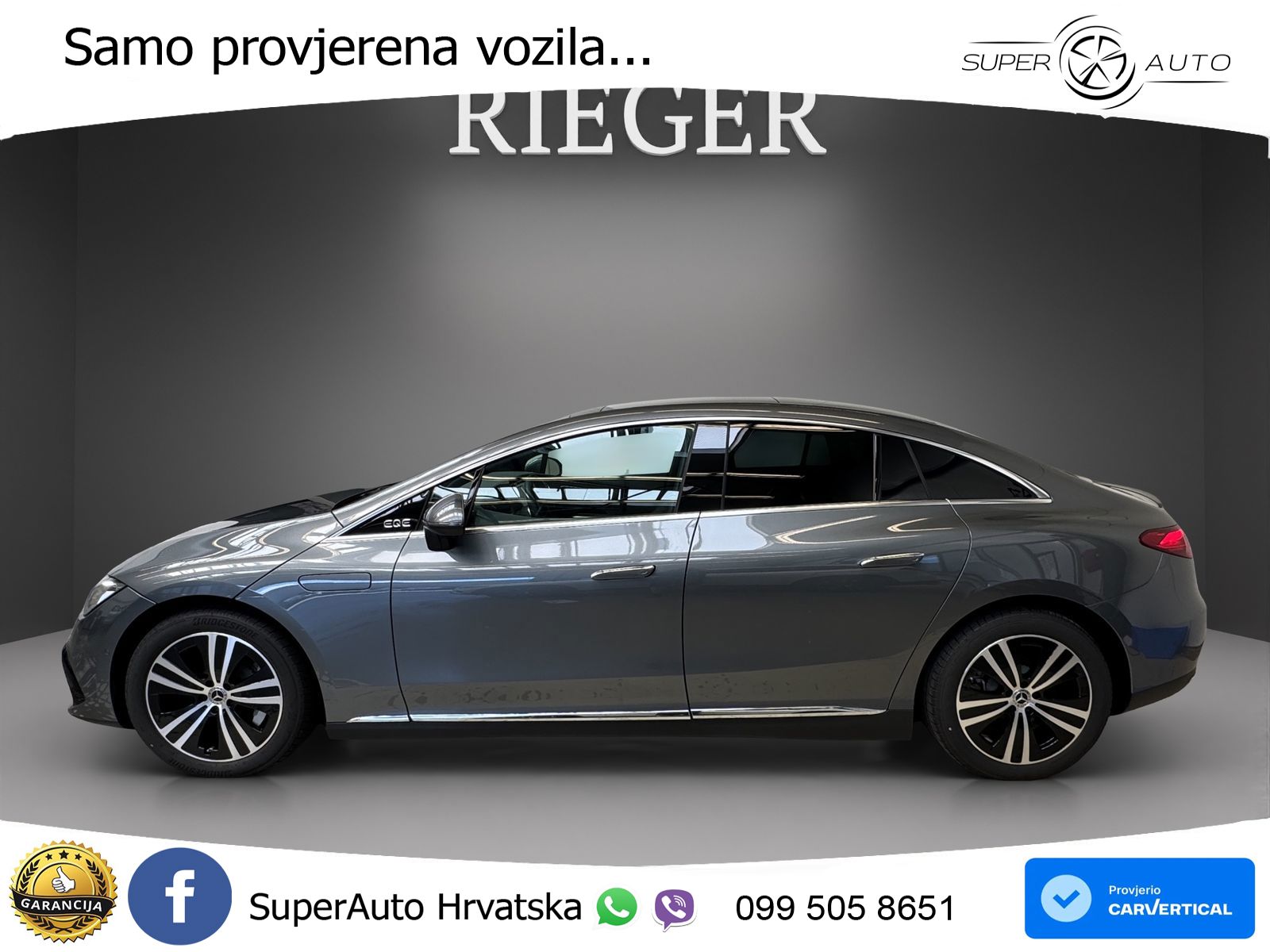 Mercedes EQE 350 98 kWh (292 KS)