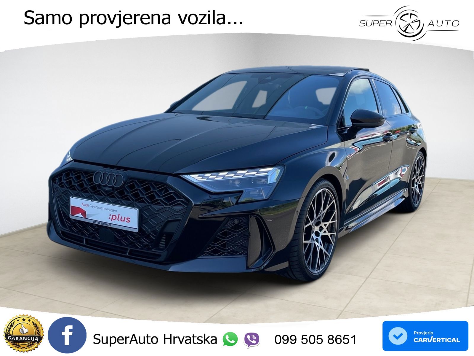 Audi RS3 Sedan 2.5 TFSI (400 KS) quattro S tronic LED+GR SJED+ACC