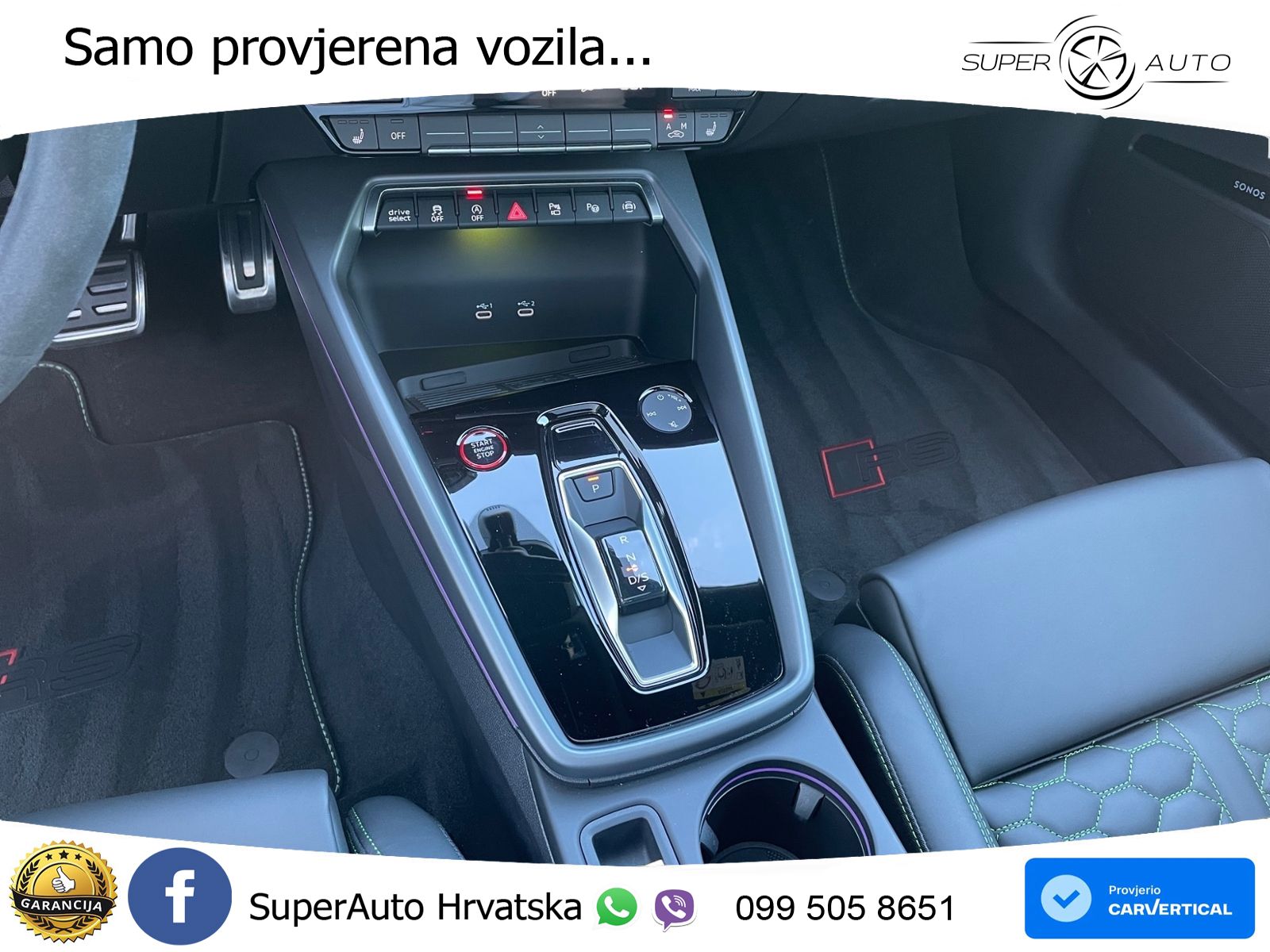 Audi RS3 Sedan 2.5 TFSI (400 KS) quattro S tronic LED+GR SJED+ACC
