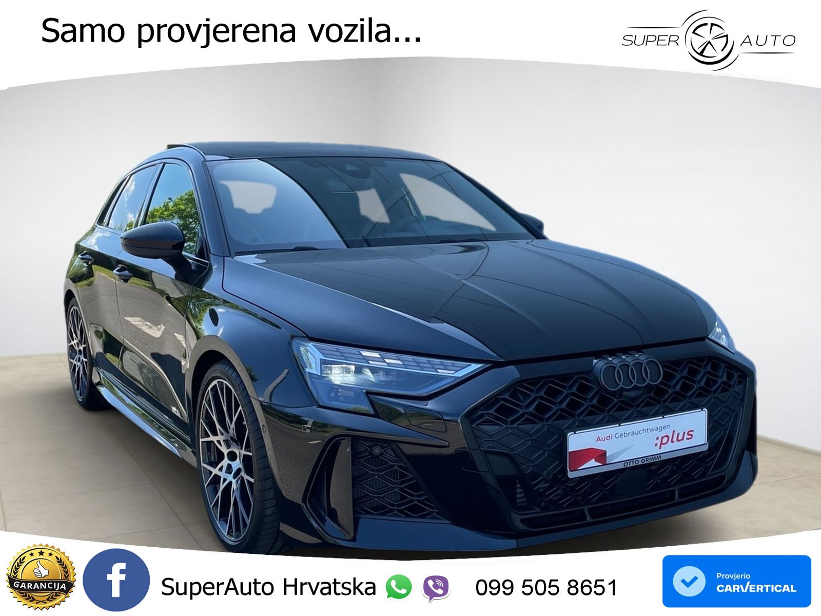 Audi RS3 Sedan 2.5 TFSI (400 KS) quattro S tronic LED+GR SJED+ACC