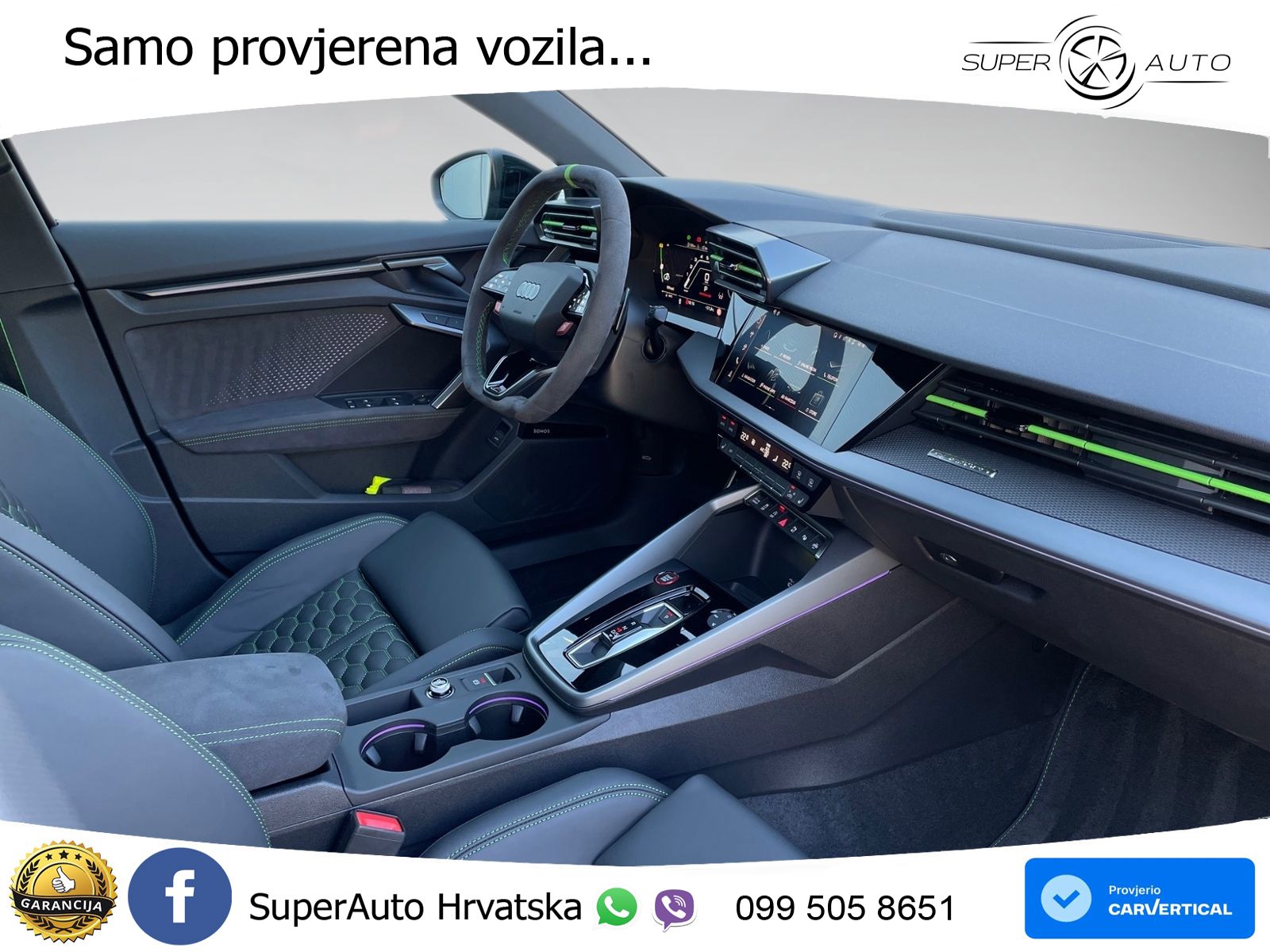 Audi RS3 Sedan 2.5 TFSI (400 KS) quattro S tronic LED+GR SJED+ACC