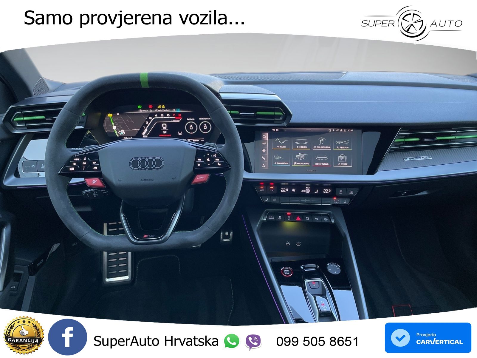 Audi RS3 Sedan 2.5 TFSI (400 KS) quattro S tronic LED+GR SJED+ACC