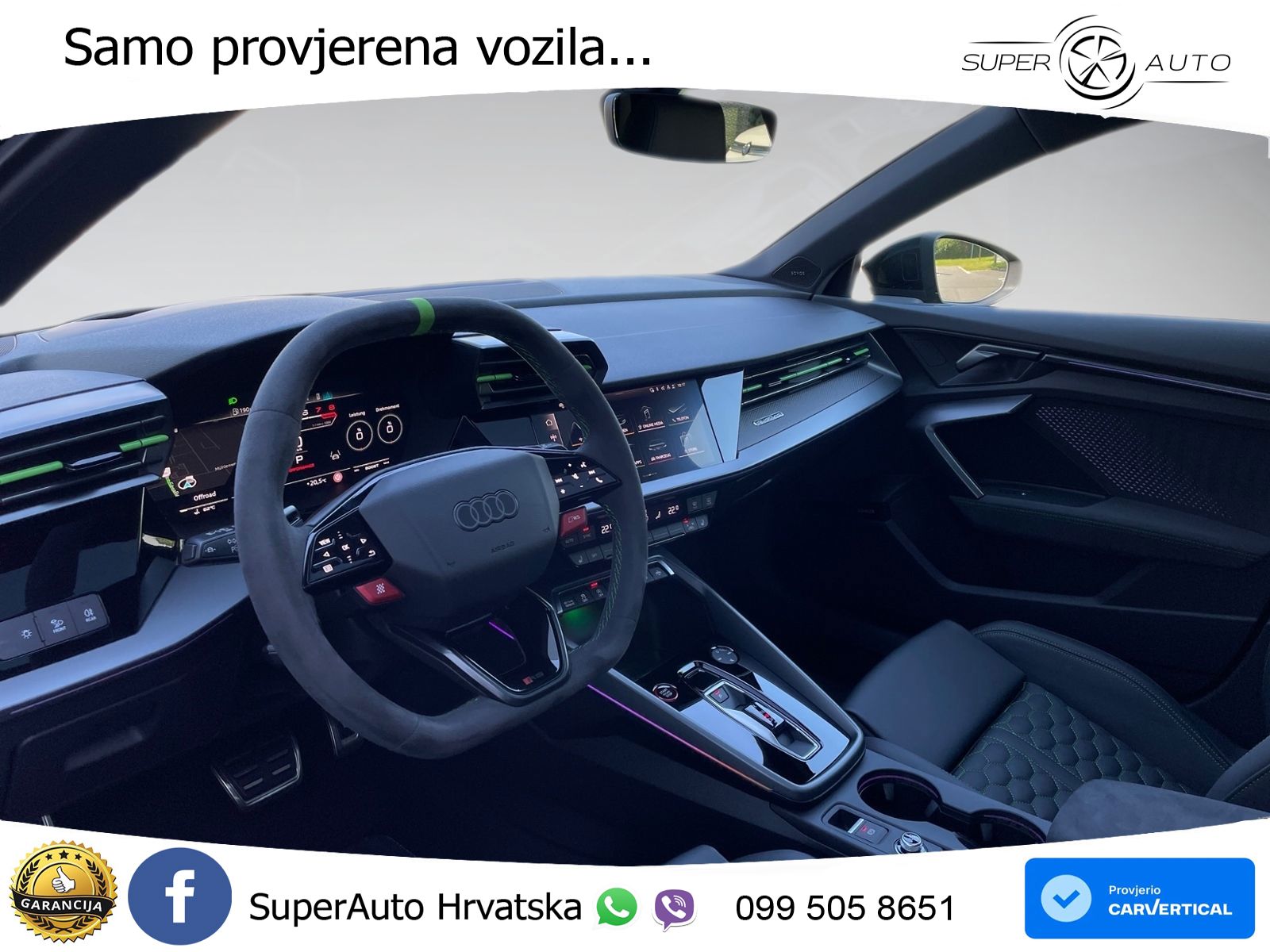 Audi RS3 Sedan 2.5 TFSI (400 KS) quattro S tronic LED+GR SJED+ACC