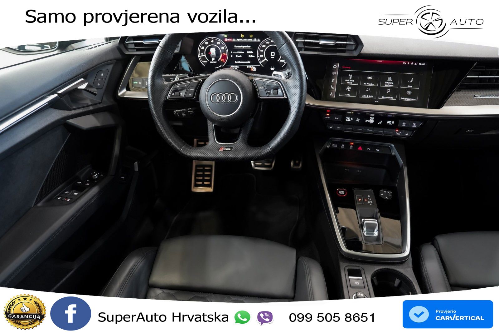 Audi RS3 Sportback 2.5 TFSI (400 KS) quattro S tronic LED+GR SJED+ACC
